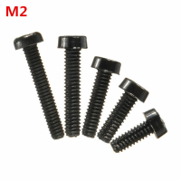 Suleve ™ 742.789NC1 20st 742.789 Zwarte Ronde Nylon Schroeven Kruis Ronde Kopschroeven Bout