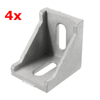 Suleve ™ AJ40 4Pcs Corner Bracket gegoten aluminium Hoek Corner Joint 40x40mm