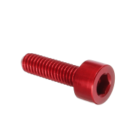 Suleve™ M3ah2 10pcs M3x10mm Hex Socket Cap Head Screws 7075 Aluminum Alloy Red