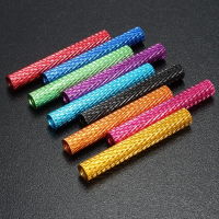 Suleve ™ M3AS16 50st M3 30 mm gekartelde afstandsbout aluminiumlegering 6061 geanodiseerd afstandshouder multicolor
