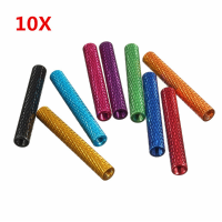 Suleve™ M3as7 10pcs M3x30mm Knurled Standoff Bolt Aluminum Alloy 6061 Multicolours