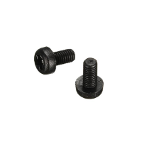 Suleve™ M3NR2 50 stuks M3 zwarte nylon ronde Phillips schroefbouten 6/15/20/25mm