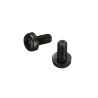 Suleve ™ M3NR2 50st M3 Zwart Nylon Ronde kruiskopschroeven 6/15/20 / 25mm
