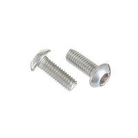 Suleve ™ M3SH6 50 stks M3 roestvrijstalen zeskant dop ronde kop dop schroef bouten 4 20mm optionele lengte