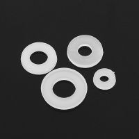 Suleve™ MXNW2 100 stuks M2 M3 M4 M5 wit nylon platte ring pakking dikte 1 mm