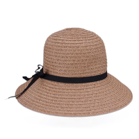 Summer Bow Sun Hat Beach Hat Large Brimmed Hat Women