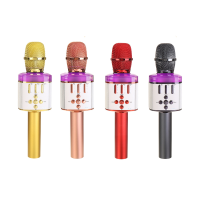 Q136 LED Draadloze Bluetooth Handheld Karaoke Microfoon HIFI Speaker KTV Speler Mic Feest
