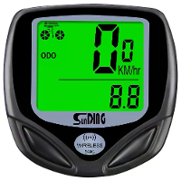 Sunding SD 546C Fietscomputer Draadloze Stopwatch Fiets Snelheidsmeter Computers Fietsen Digitale kilometerteller LCD Ac