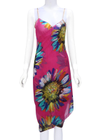 Sunflower Printing Chiffon Slip Beach Towels Beach Dress