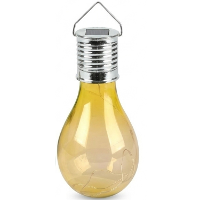 Sunnydays Solar sfeer hanglamp   tuin   lampenbol   geel   kunststof   15 cm