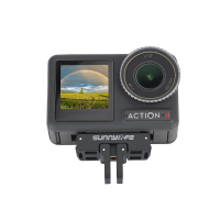 Sunnylife Magnetische Adapter Opvouwbare Snelsluiting Accessoires voor DJI OSMO ACTION4/3/2 Camera