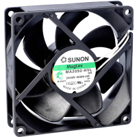 Sunon CF2092HVL 1000U 999 Axiaalventilator 230 V/AC 88.32 M³/h (l x b x h) 25 x 92 x 92 mm