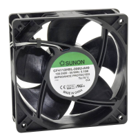 Sunon CF4113LBL 000U AB9 Axiaalventilator 230 V/AC 109.22 M³/h (l x b x h) 38 x 120 x 120 mm