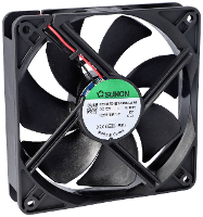 Sunon EEC0252B3 000U A99 Axiaalventilator 24 V/DC 127.39 M³/h (l x b x h) 25 x 120 x 120 mm