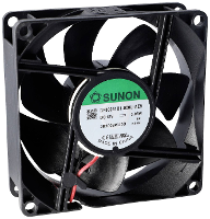 Sunon GE80252B2 000U AE9 Axiaalventilator 24 V/DC 96.82 M³/h (l x b x h) 25 x 80 x 80 mm