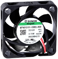 Sunon MF40101VX 1000U A99 Axiaalventilator 12 V/DC 16.81 M³/h (l x b x h) 10 x 40 x 40 mm