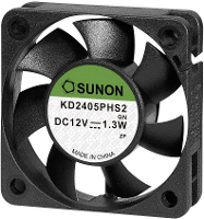 Sunon MF50152V2 1000U A99 Axiaalventilator 24 V/DC 21.97 M³/h (l x b x h) 50 x 50 x 15 mm