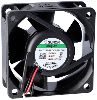 Sunon PMD2406PTV1 A.U.GN Axiaalventilator 24 V/DC 61.14 M³/h (l x b x h) 25 x 60 x 60 mm
