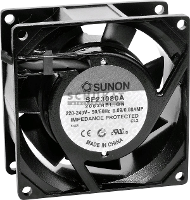 Sunon SF23080A2083HBL Axiaalventilator 230 V/AC 40.78 M³/h (l x b x h) 80 x 80 x 38 mm