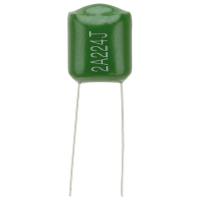 Suntan TS01002A333JSB000R 1 stuk(s) Foliecondensator 33 nF 100 V 10 % 5.5 Mm (l x b) 12.5 Mm x 8.5 Mm