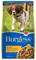 15 Kg Burgess Dog Adult Chicken Hondenvoer