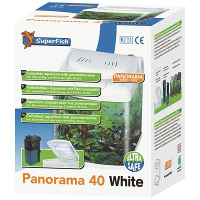 Superfish Aquarium Aqua 40 Panorama Wit #95;_29x27x27,5 Cm