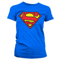 Superman logo verkleed t shirt dames