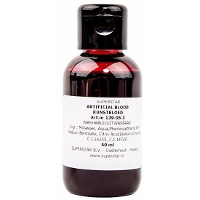 Superstar Fles kunstbloed   50 ml   nepbloed   namaakbloed   Halloween   Horror thema party