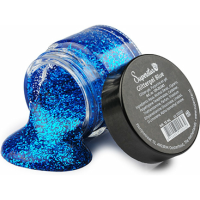 Superstar Glittergel voor lichaam/gezicht en haar   blauw   15 ml