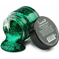 Superstar Glittergel voor lichaam/gezicht en haar   groen   15 ml