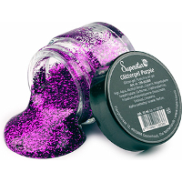 Superstar Glittergel voor lichaam/gezicht en haar   paars   15 ml