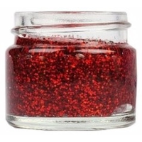 Superstar Glittergel voor lichaam/gezicht en haar   rood   20 ml