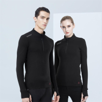 SUPIELD Aerogel Sport Thermisch Ondergoed Rits Antistatische Dubbelzijdige Fluweel Verwarming Stof Intiem voor Mannen Vr
