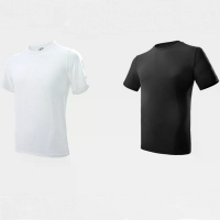 Supield Koel Gevoel Sport T Shirt 86% Nylon Comfort Ademend Rekbaar Lichtgewicht Ronde Hals Ontwerp voor Oefening Buiten
