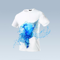 Supield Super Hydrofobe T shirt 89,9% Polyester vezel Comfort Anti vlek Elastisch Slank Rond Hals ontwerp voor Outdoor R