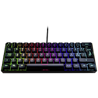Surefire Gaming KingPin M1 Gaming toetsenbord Kabelgebonden, USB QWERTY, Nordic Zwart Verlicht, Multimediatoetsen