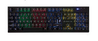 Surefire Gaming KingPin X2 Gaming toetsenbord Kabelgebonden, USB AZERTY, Frans Zwart Verlicht, Multimediatoetsen