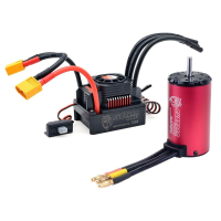 Overtref Hobby KK 4076 2000KV Borstelloze Motor 150A XT60 Borstelloze ESC Combo Set voor 1/8 RC Auto Model Onderdelen