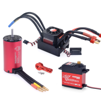 SURPASS HOBBY KK4076 Motor 2250KV + KK 150A Brushless ESC + 20KG Servo Uitgebreide Brushless Upgrade Kit Voor RC Auto Bo