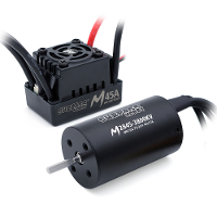 SURPASS HOBBY M2845/M540 All Black Waterdichte Borstelloze Motor met M45A Waterdichte ESC 4.0 Aansluiting Geschikt voor