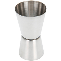Drank / cocktail maatbeker / bar maatje / jigger maatschenker   RVS   15/30 ml