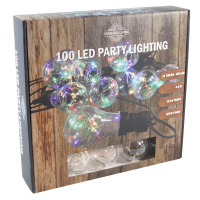 Svenska Living Feestverlichting   lichtsnoer met 10 bolletjes   450 cm   Partylights   tuin