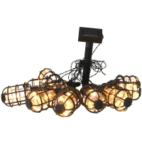 Svenska Living Solar feestverlichting   10 lantaarns   warm wit licht