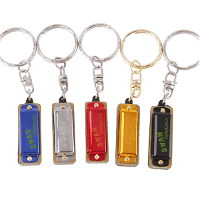 Swan Key Of C Keychain Style Mini Harmonica 4 Hole 8 Tone