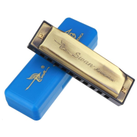 Swan Sw10 4 10 Hole 20 Tone Diatonic Harmonica Key Of C