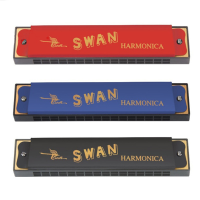 Swan Sw16 2 C Key 16 Holes Harmonica Copper Board Diatonic Harp Woodwind Musical Instrument