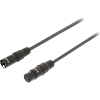 Sweex Stereokabel XLR 3 Pins Male   XLR 3 Pins Female, 3.0 M kabel