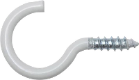 SWG 23965580 Waslijnhaak 4 x 50/20 50 mm Staal, wit gecoat 4 stuk(s)