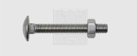 SWG 4592210 Platbolkopschroef 5 mm 50 mm Buitenzeskant DIN 603 RVS A2 50 stuk(s)
