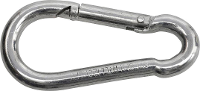 SWG Brandweerkarabijnhaak Galvanisch verzinkt staal (l x b) 100 mm x 10 mm